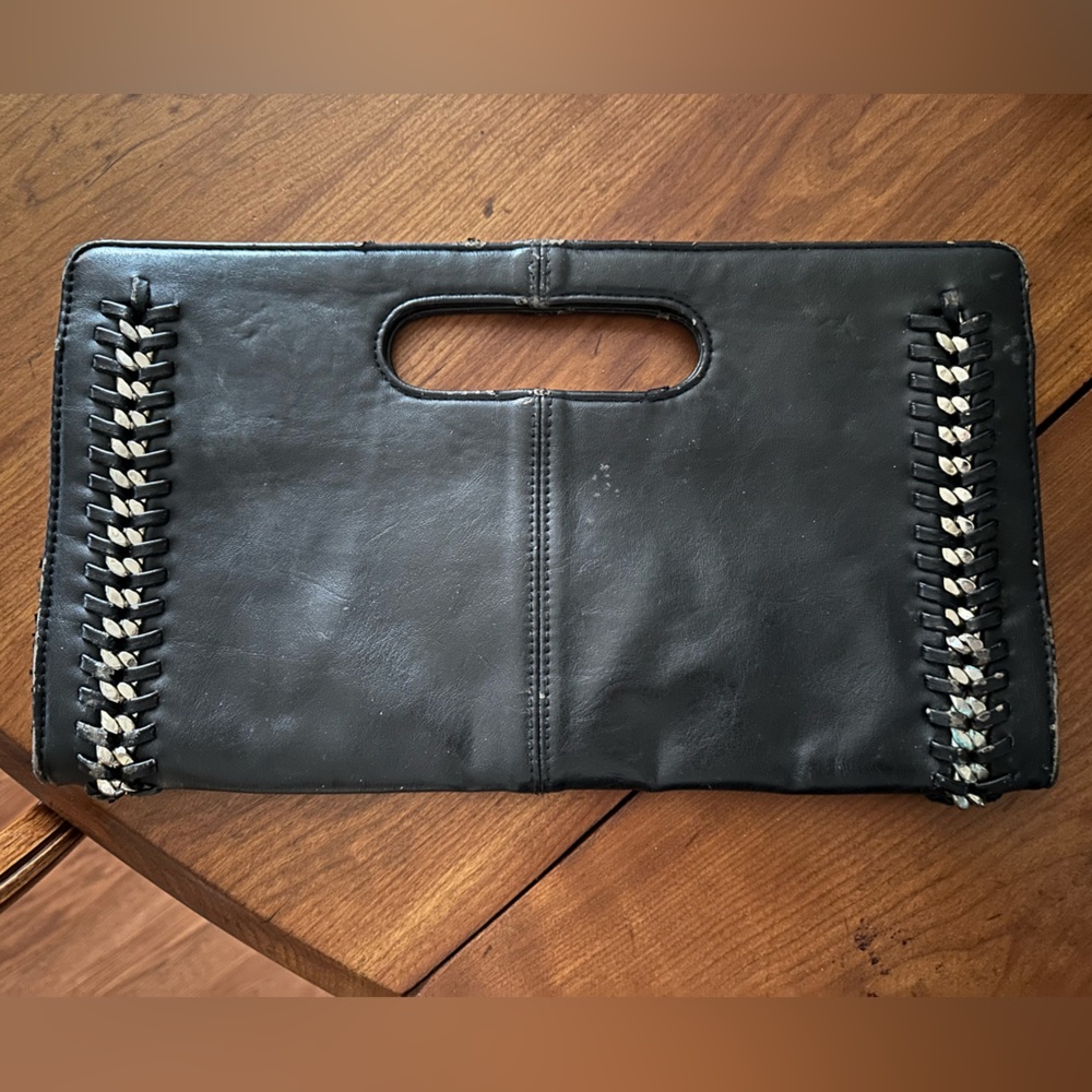 Express Black Clutch Purse
